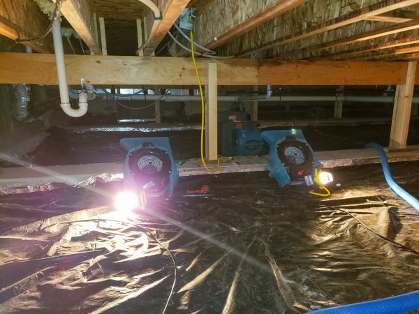 Crawlspace Water Removal in Spotsylvania