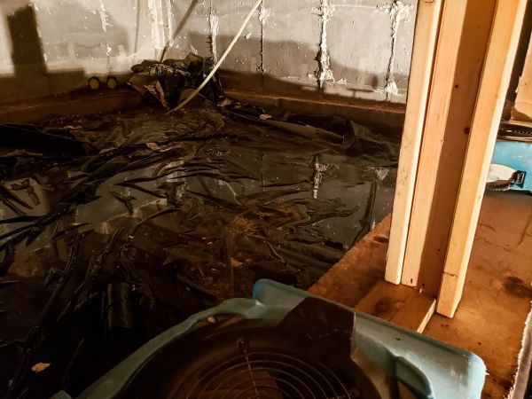 Crawlspace Water Cleanup in Spotsylvania